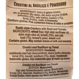 Crostini with Basil and Tomato 200 grs - Matter of Taste