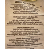 Crostini with Black Olive 200 grs - Matter of Taste