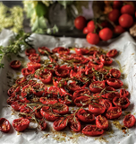 Baby Red Pomo Confite - Peeled Semi Dried Tomatoes in oil 28.2 oz